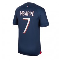 Camisa de time de futebol Paris Saint-Germain Kylian Mbappe #7 Replicas 1º Equipamento 2023-24 Manga Curta